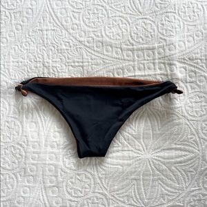 Pikai Swim Reversible Thong Bikini Bottoms